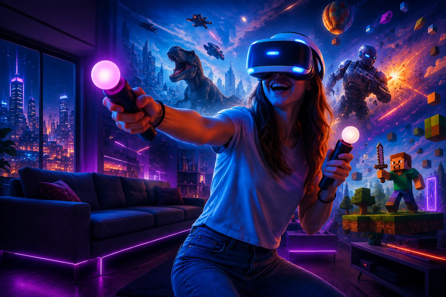 Pronájem VR brýlí – virtuální realita domů